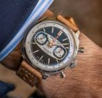 BLS Factory Breitling Top Time 38mm 7750 Movement Brown Leather Strap Watch